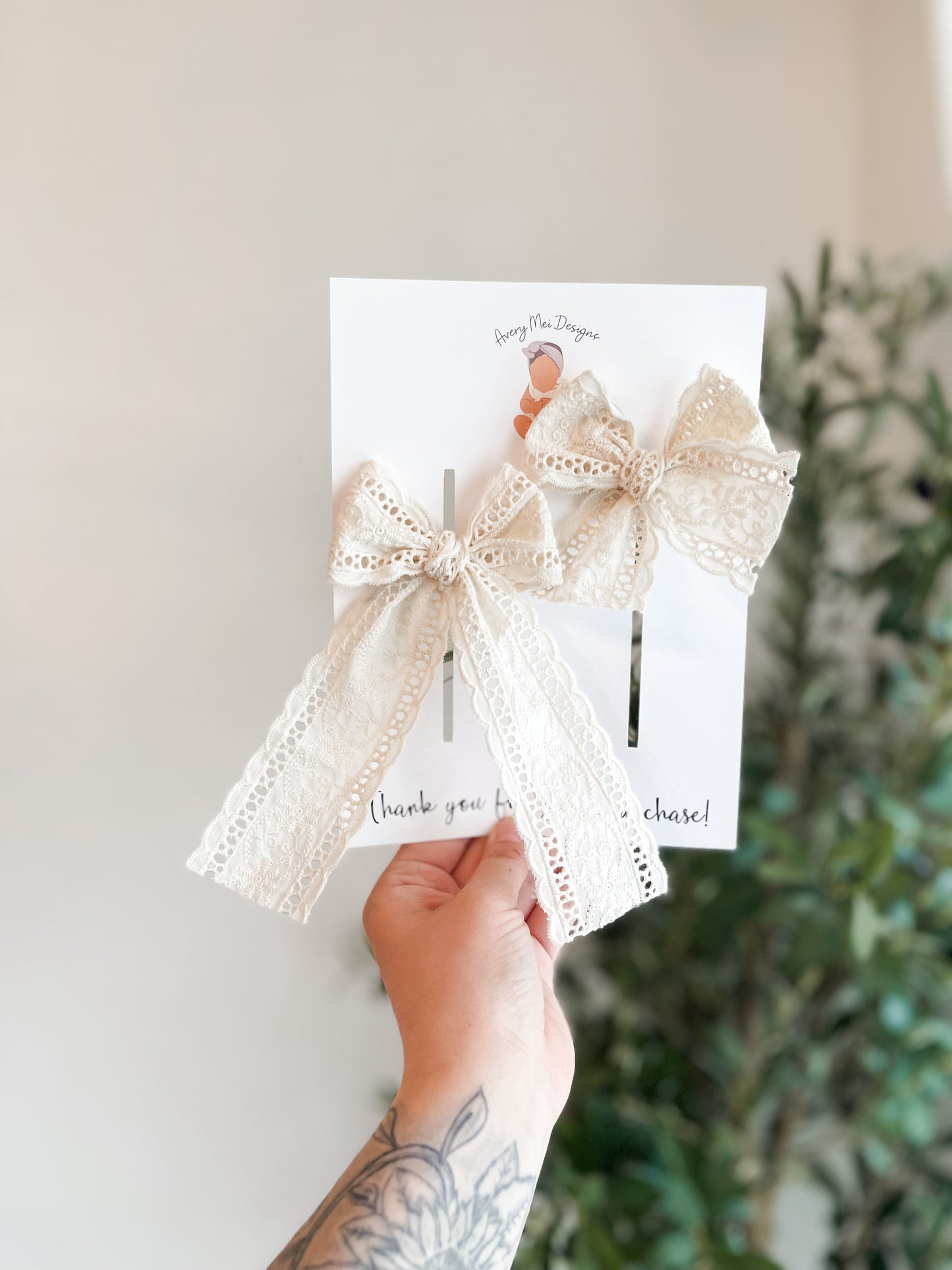 Antique ivory lace
