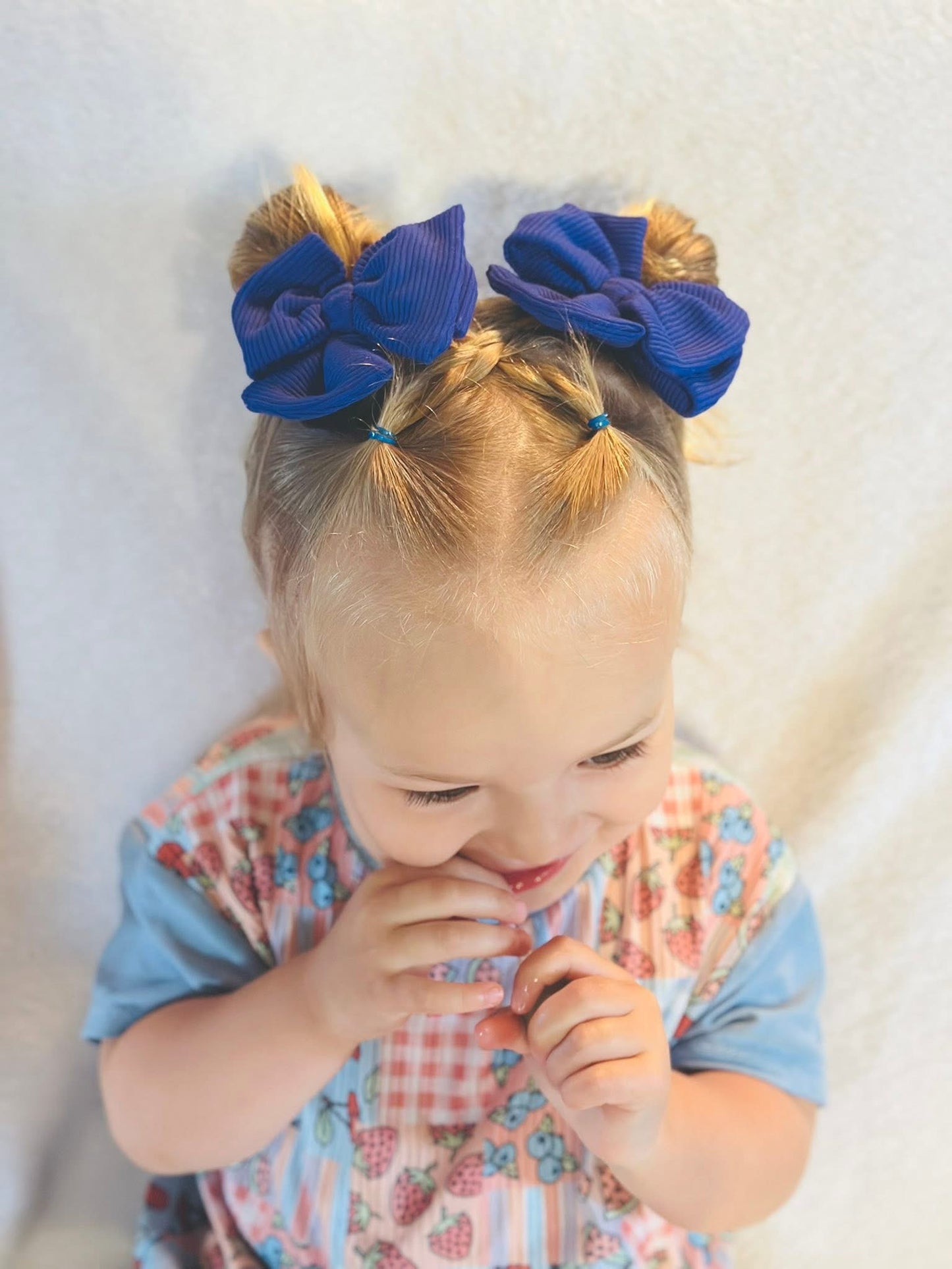 Royal blue rib