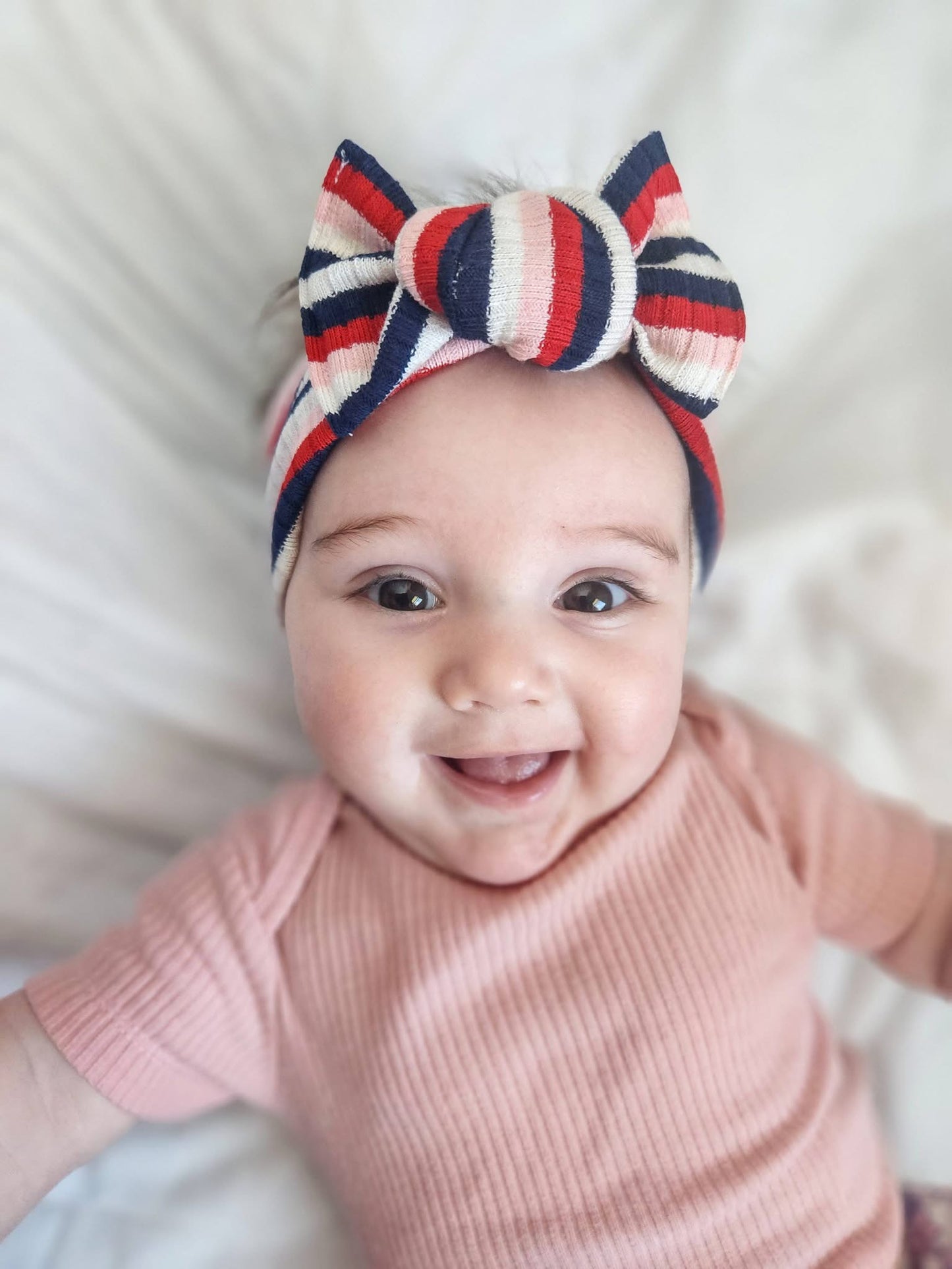 Blushing sweetheart stripe