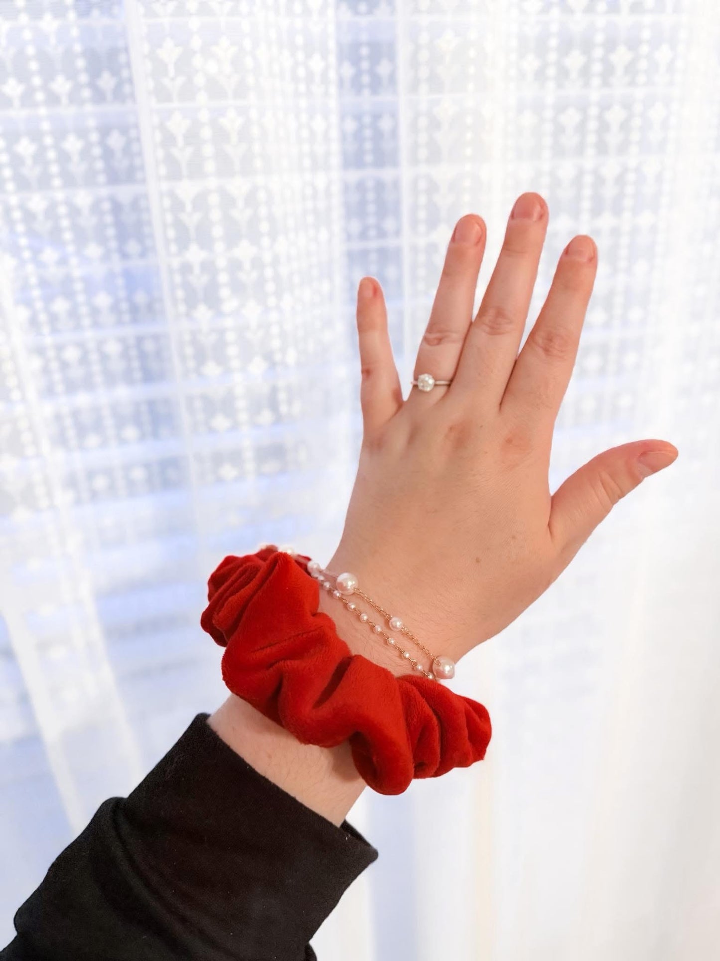 Winter berry velvet