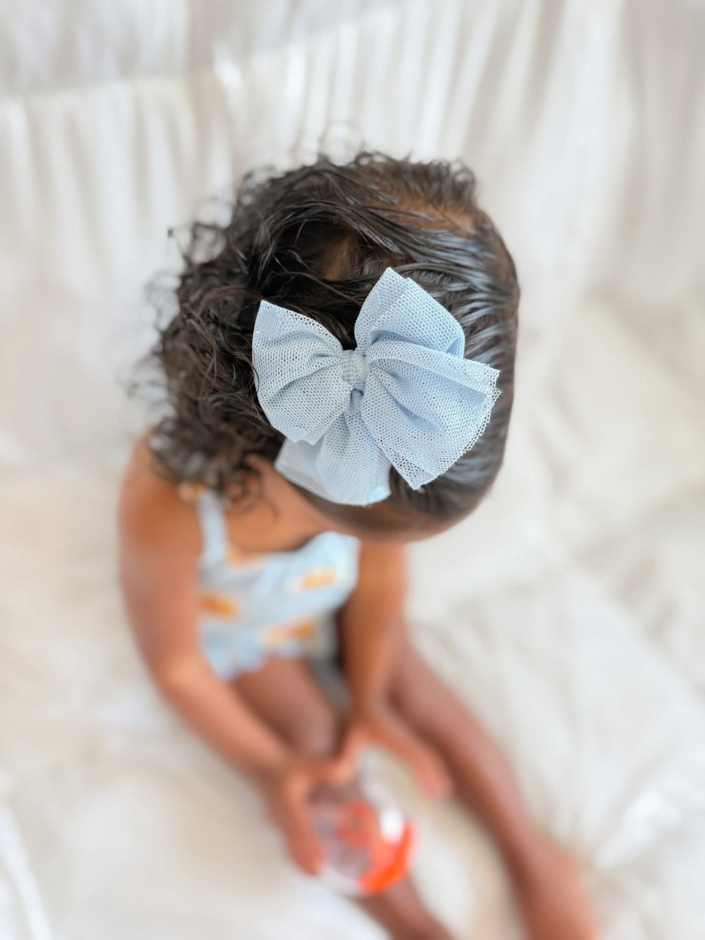 Sky blue mesh