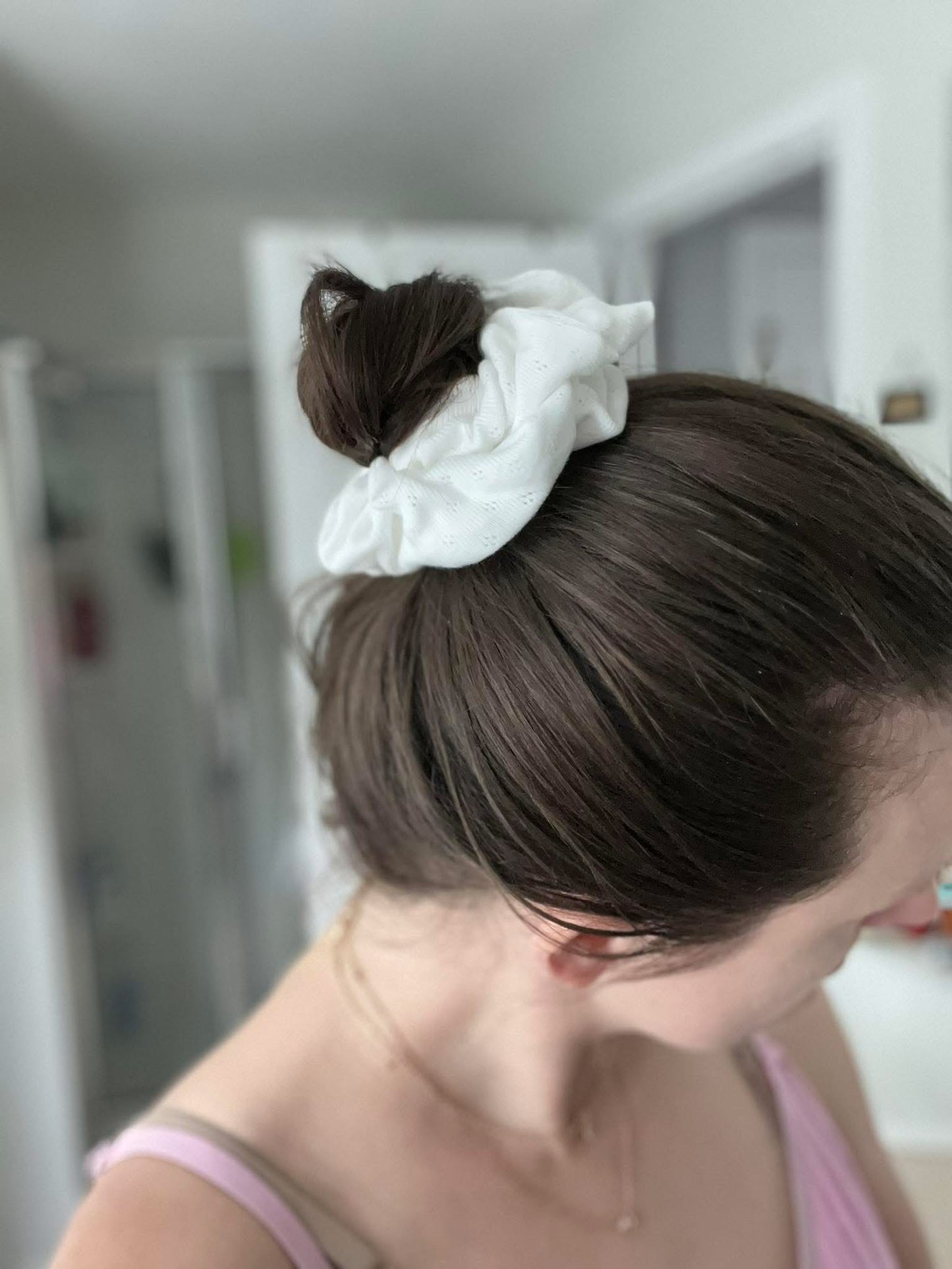 White petal Pointelle